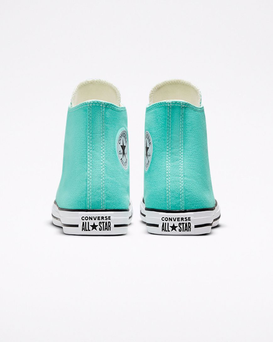 Tenis Converse Chuck Taylor All Star Seasonal Color Cano Alto Feminino Luz Turquesa | PT W047538